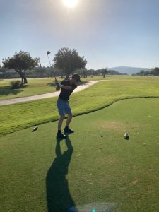 Blog photo playing golf